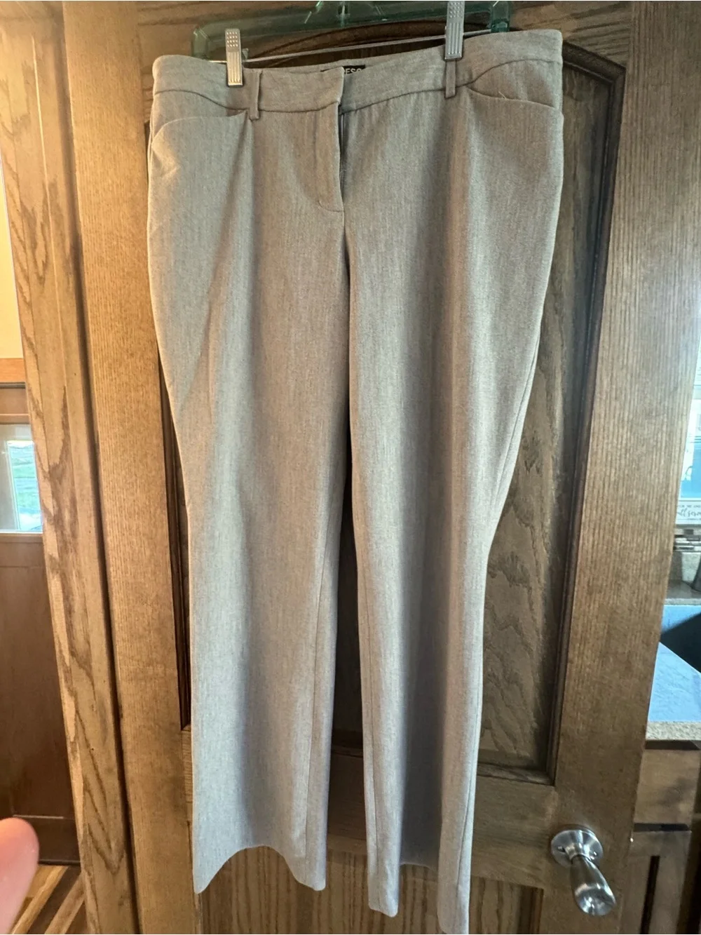 Express Women's Light Beige Dress Trousers